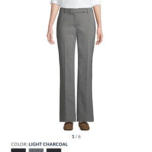 Lands’ End Petite Washable Wool Straight Modern Pants NWOT